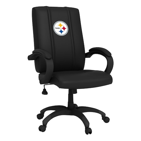 Dreamseat Office Chair 1000 with Pittsburgh Steelers Primary Logo XZOC1000-PSNFL21040